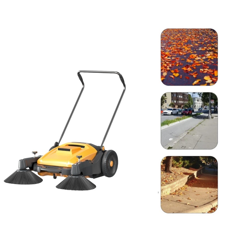 No power model pure hand push sweeper