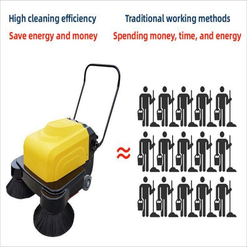 walk behind sweeper