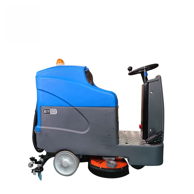 Electric Ride-On Scrubber Dryer & Floor Sweeper