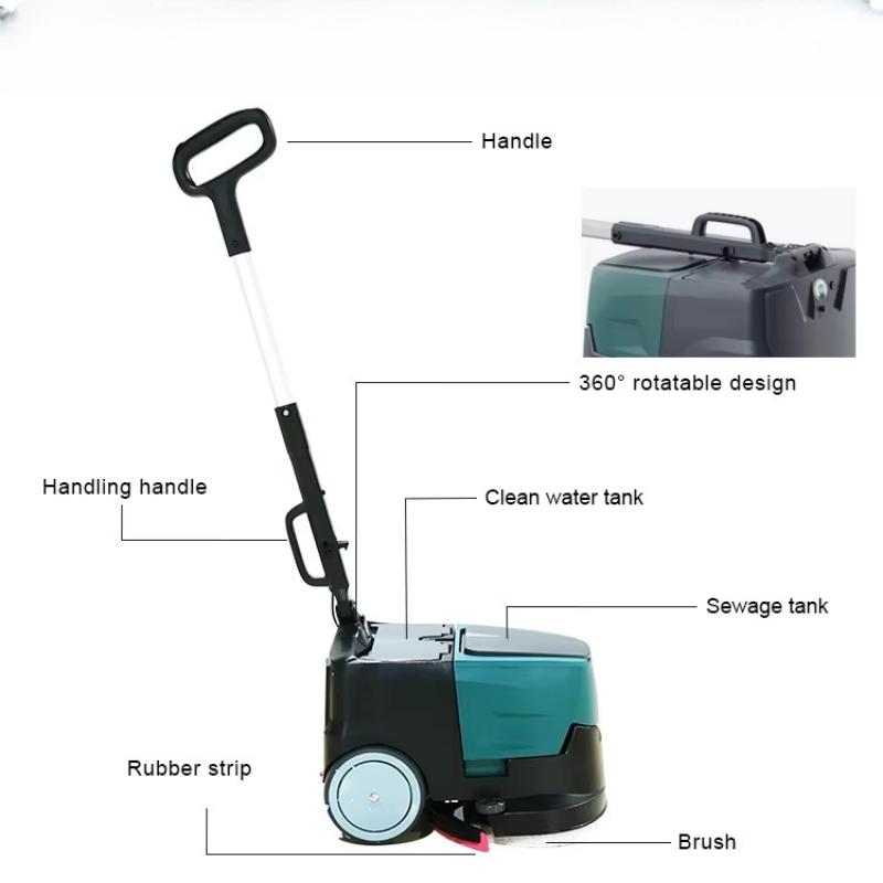 T1 Mini Floor Scrubber Home Use Floor Scrubber