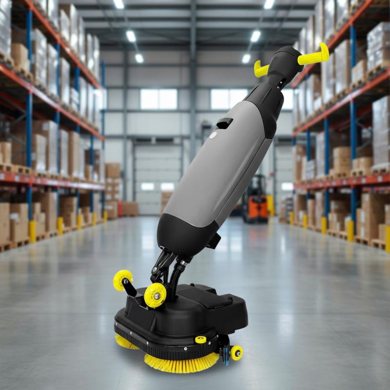 Warehouse Floor Scrubber