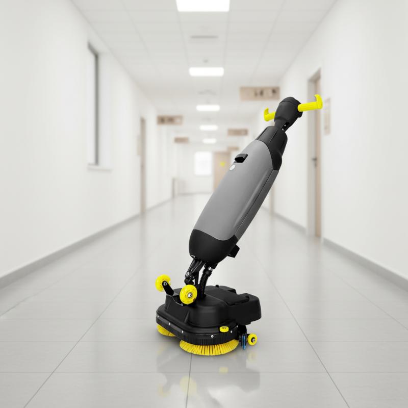 Hospital Floor Scrubber 