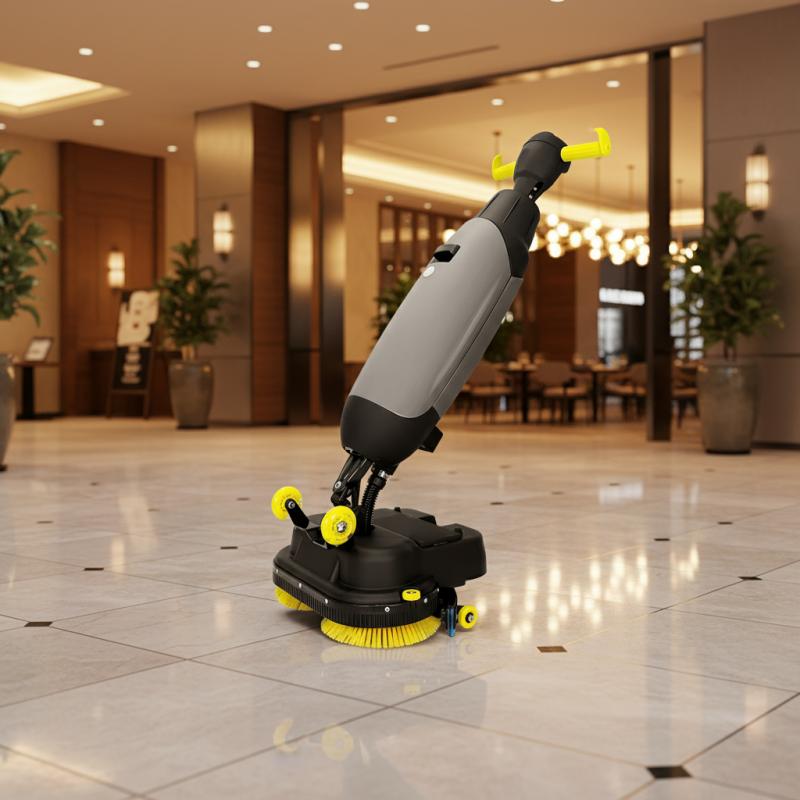 Hotel Floor Scrubber