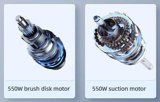 Powerful Suction System Motor Powerful Suction System Motor