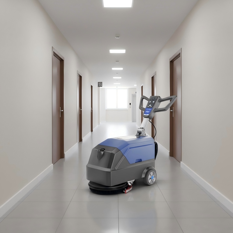Easy To Operate Floor Scrubber