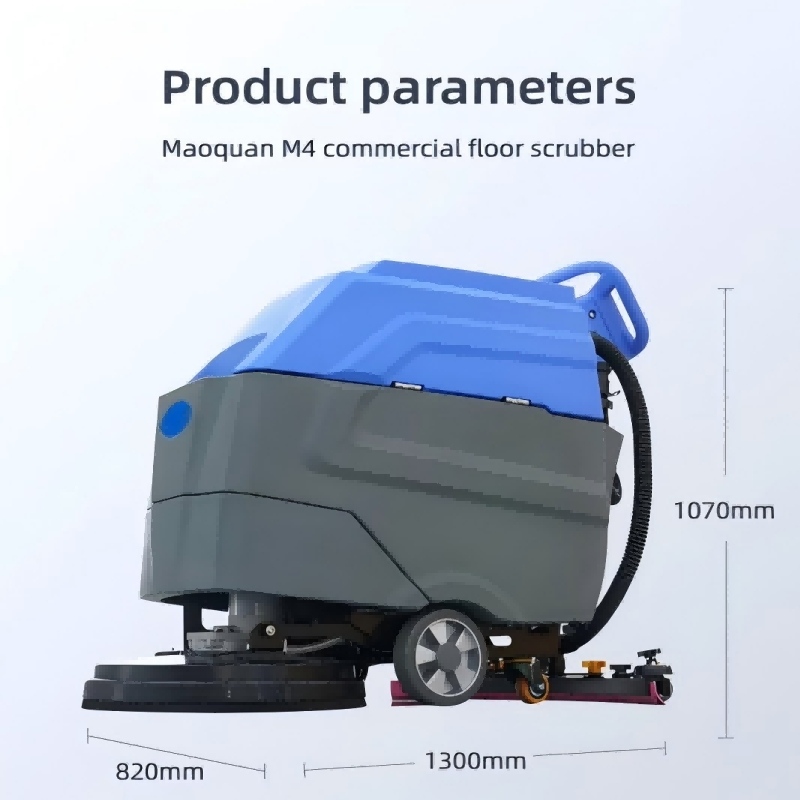 floor scrubbing and drying machine