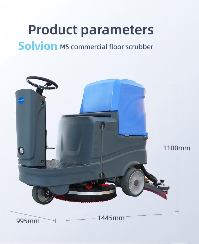 High Efficiency Ride On Floor Scrubber High Efficiency Floor Scrubber