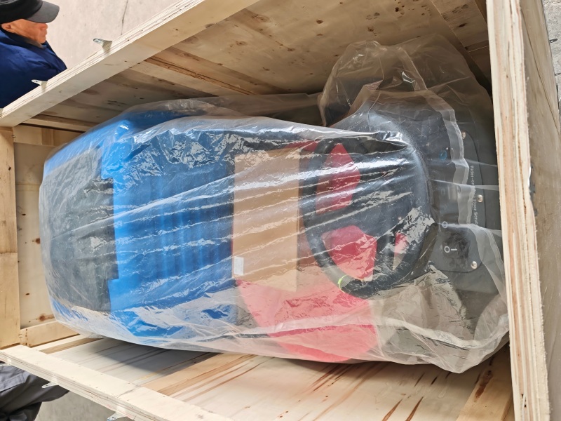 floor scrubber wooden packaging