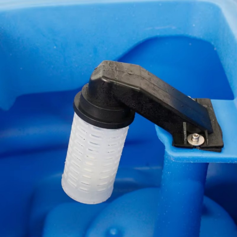 Floor Scrubber with Float Ball Sensing