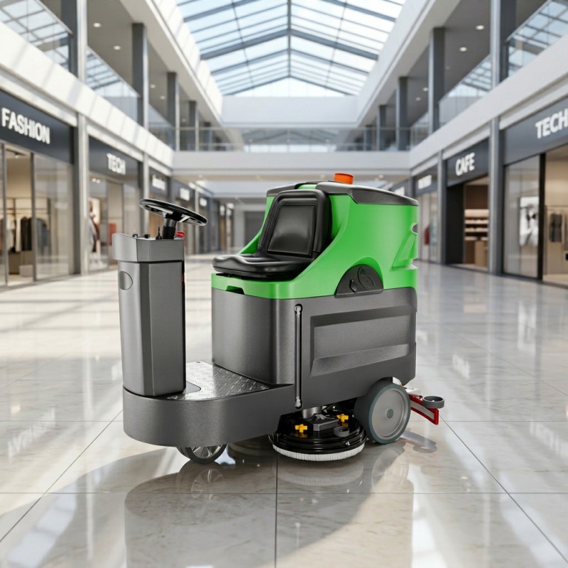 High Capacity Floor Scrubber Dryer