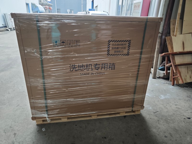 Floor Scrubber Wooden Packaging