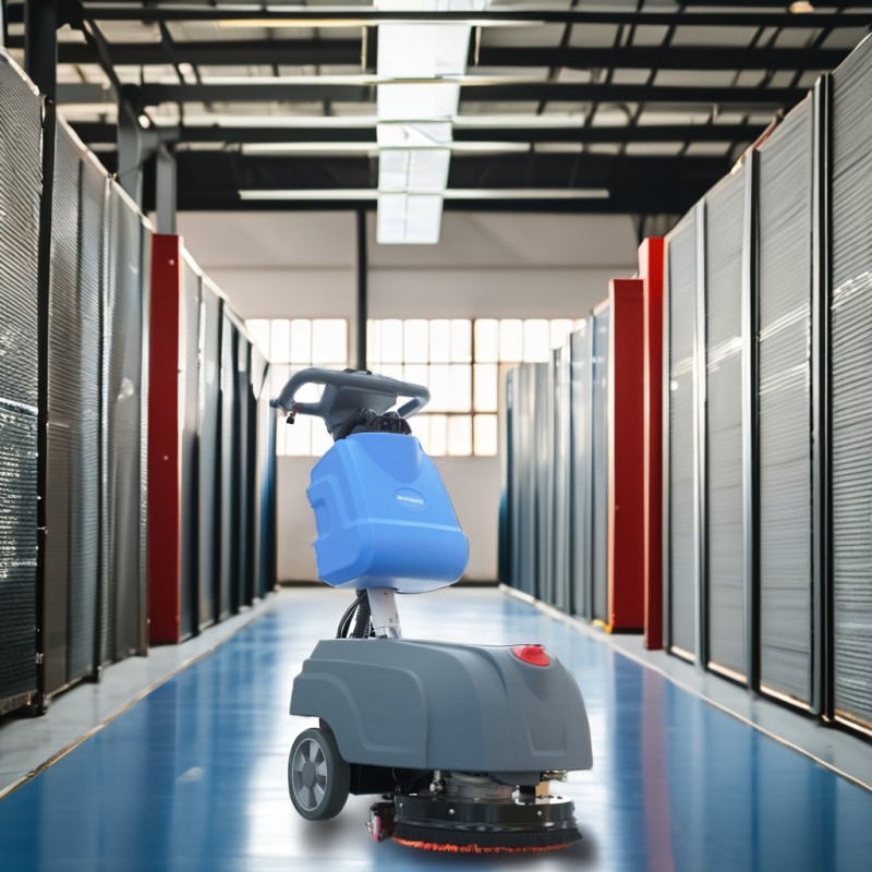 walk behind scrubber for factory