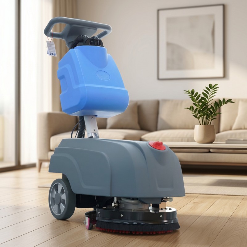 Easy to use walk behind scrubber for beginners