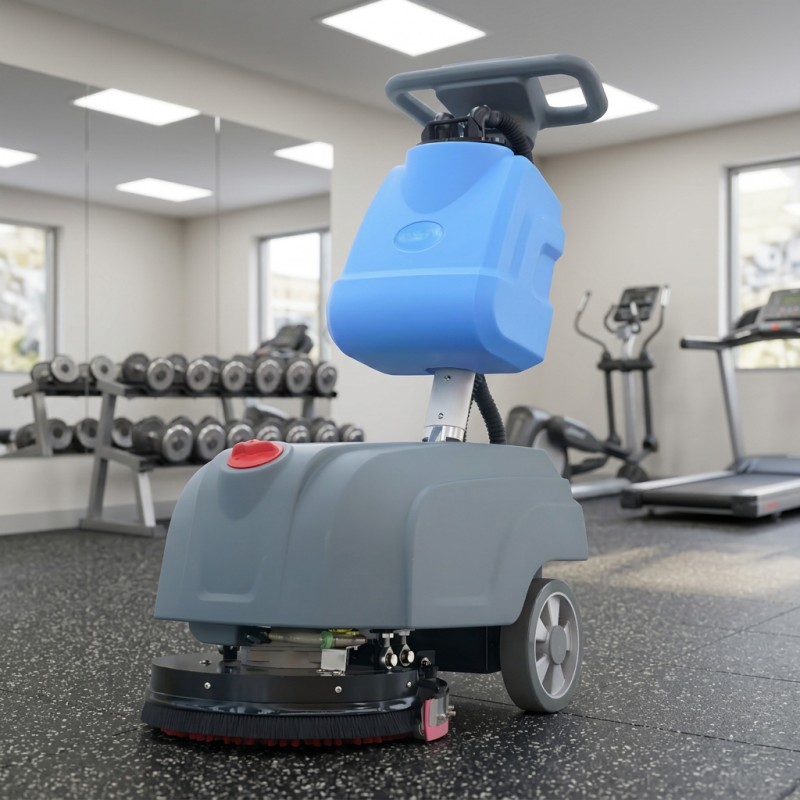 automatic scrubber with long battery life