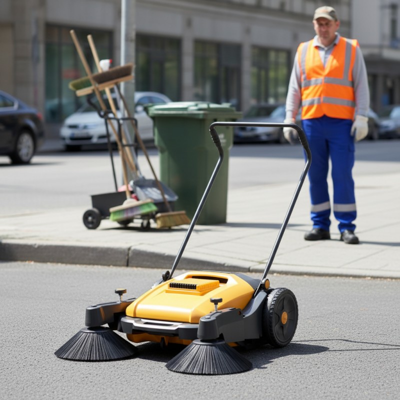  easy push walk behind scrubber