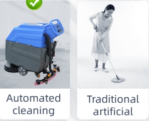3300 m2 per hour cleaning efficiency scrubber