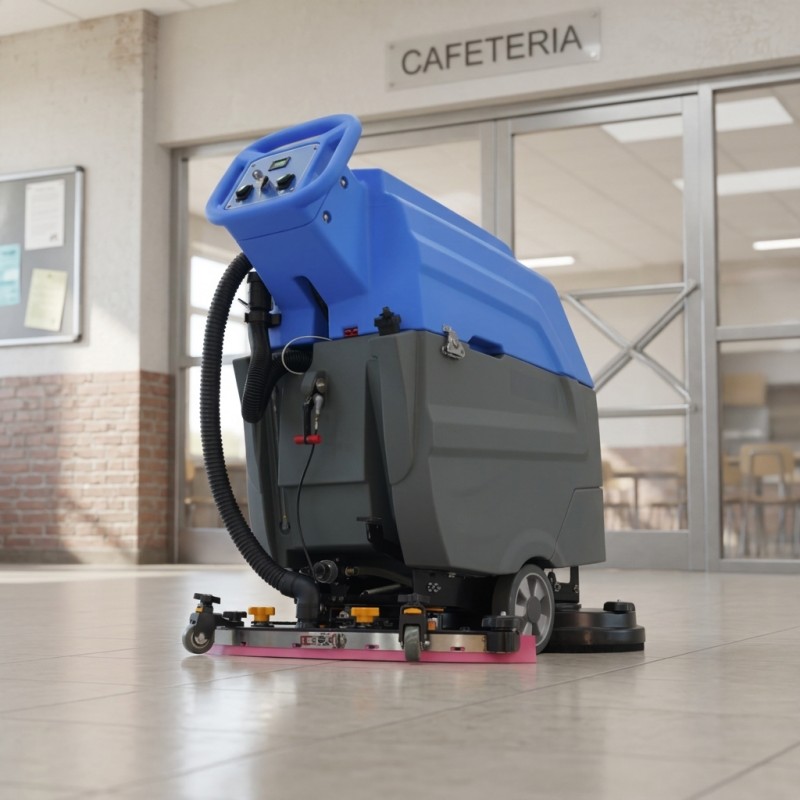  School Cafeteria Electric Floor Scrubber