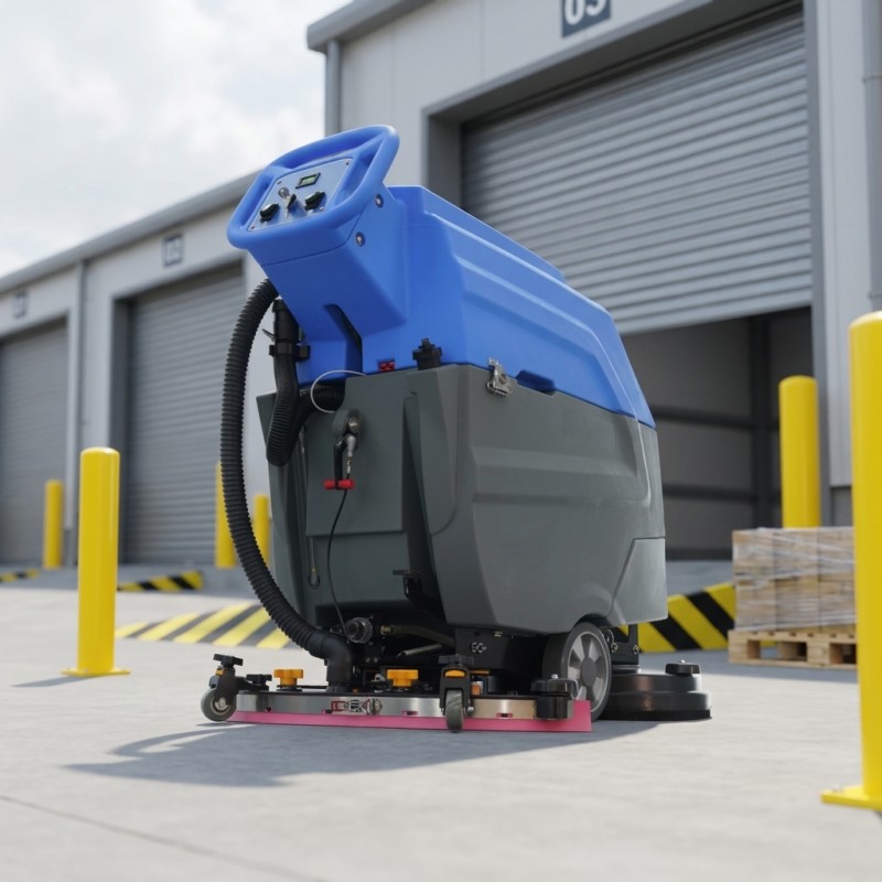 Logistics Center Self Propelled Floor Scrubber