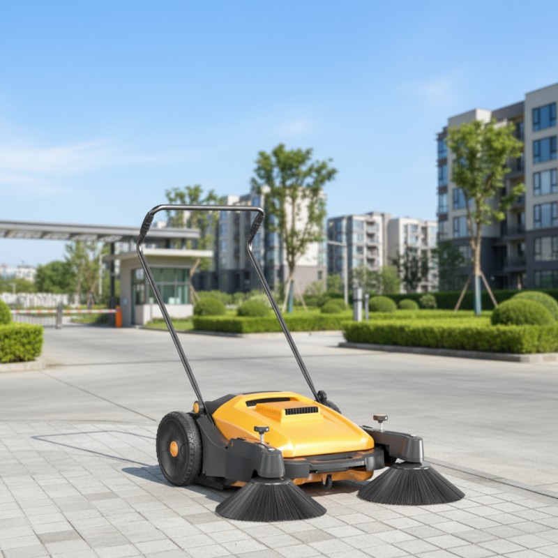 No Power Needed Floor Sweeper